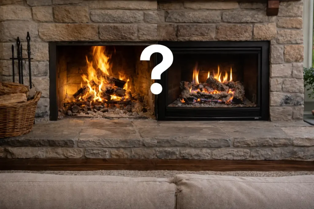 Should You Convert Your Wood-Burning Fireplace to Gas? Here's How to Decide